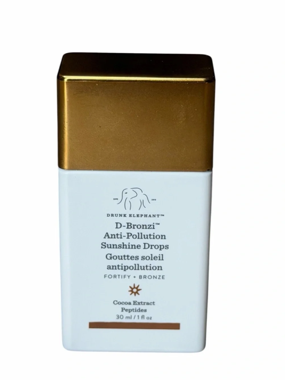 Drunk Elephant D-Bronzi Anti-Pollution Sunshine Bronzing Drops with Peptides